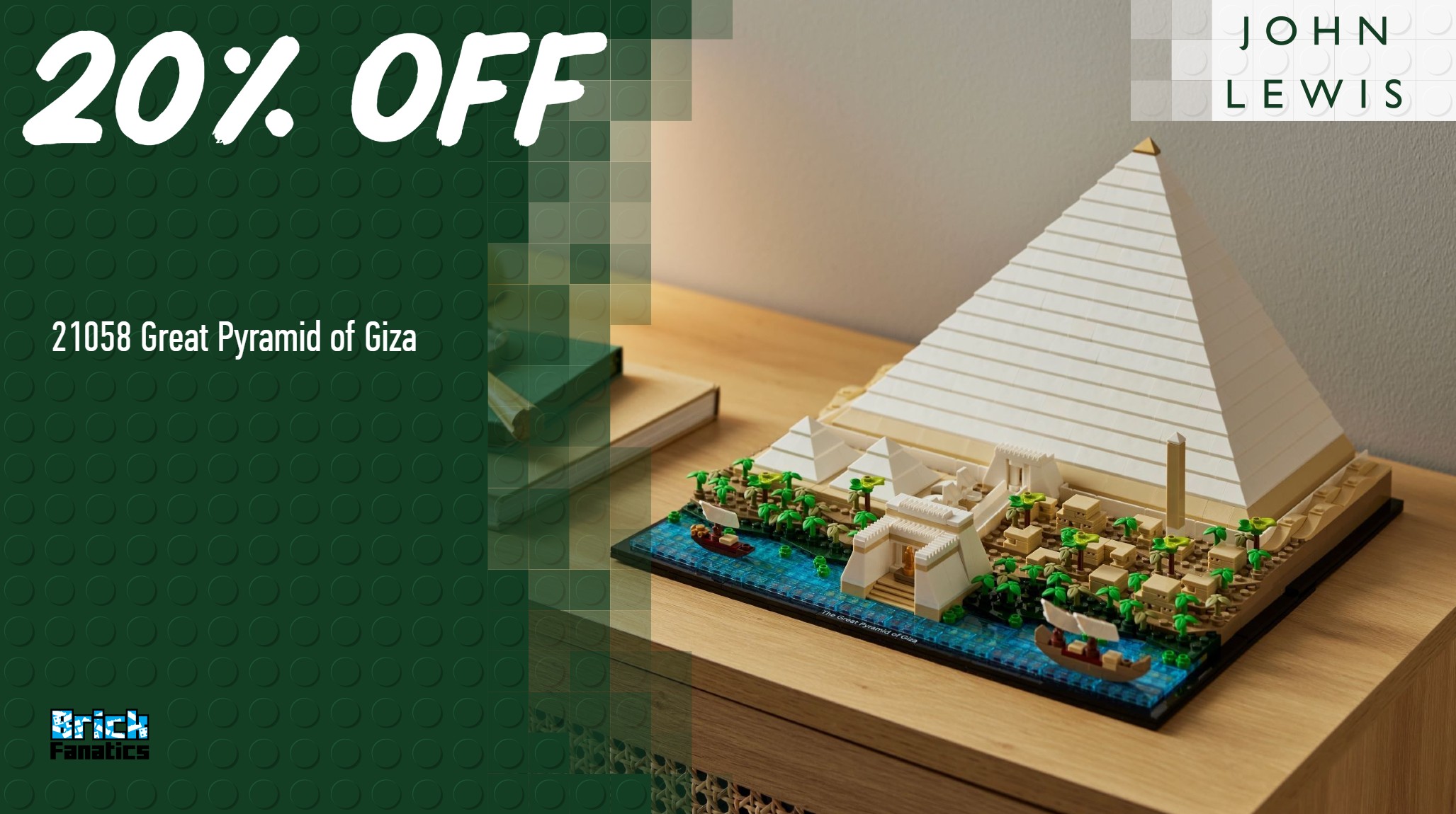 Journey to Ancient Egypt for less than £100 with this LEGO Architecture deal