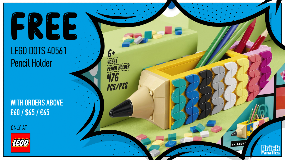 Double up on LEGO GWPs as DOTS 40561 Pencil Holder returns online