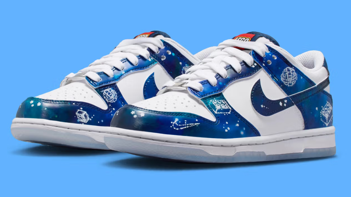 LEGO x Nike Dunk Low ‘Galaxy’ blue sneakers officially revealed