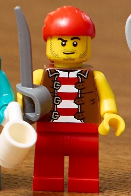 LEGO Ideas 21358 male pirate minifigure