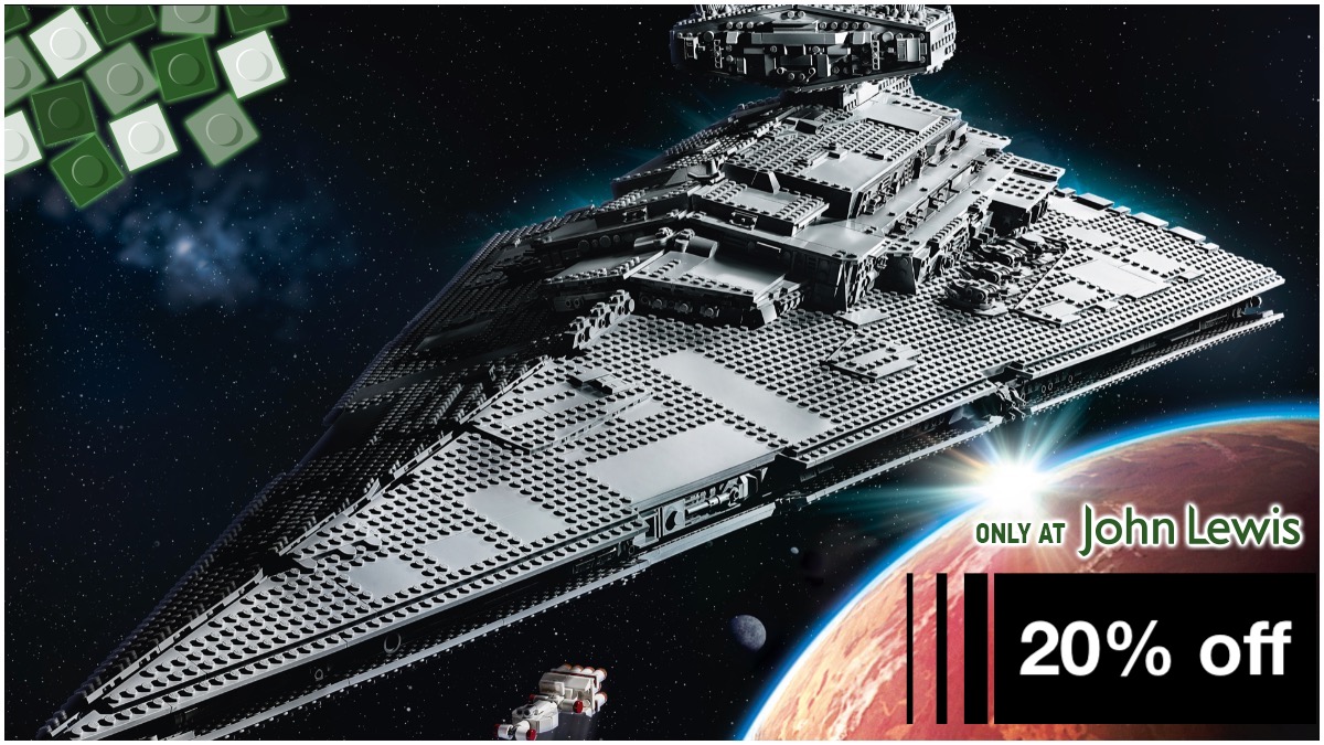 John Lewis LEGO deals - 20% off 75252 Imperial Star Destroyer