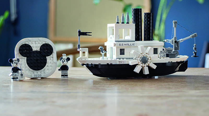 LEGO Ideas 21317 Steamboat Willie signing event at Disney Springs today