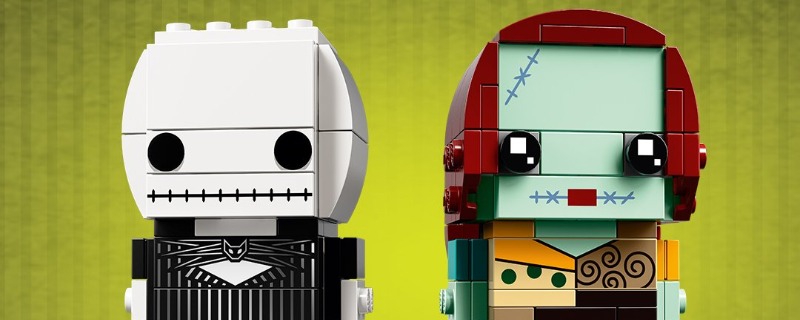 LEGO The Nightmare Before Christmas BrickHeadz 41630 Jack Skellington & Sally revealed