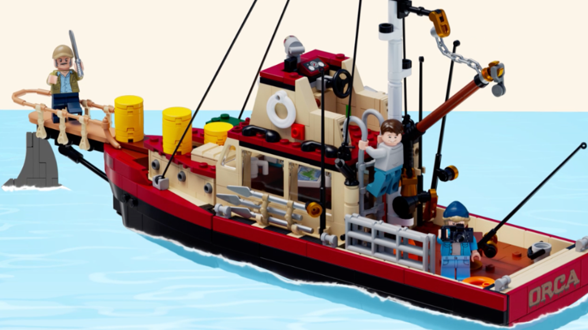 LEGO Ideas 21350 Jaws includes a number of surprising pieces