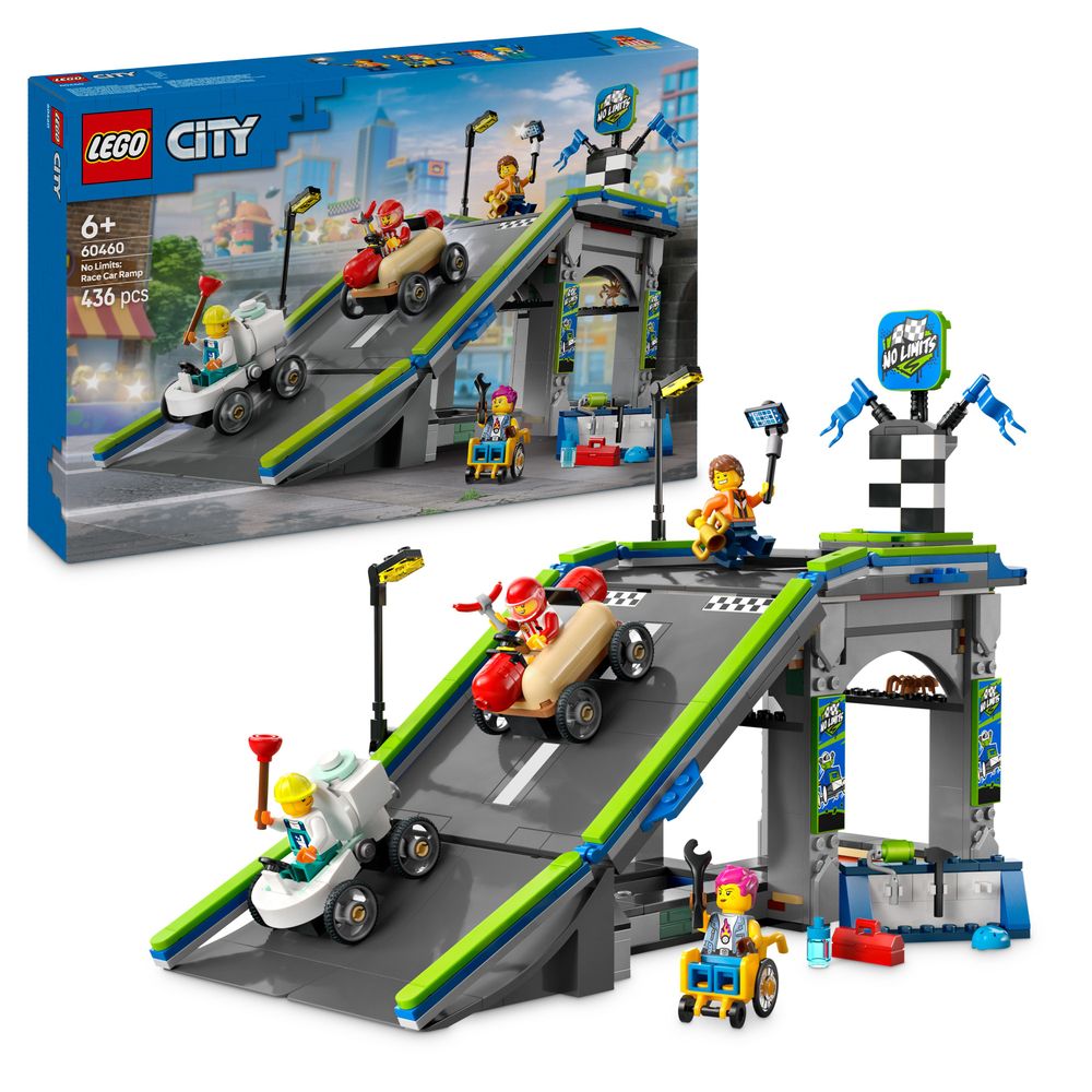 LEGO City 60460 No Limits Race Car Ramp 1