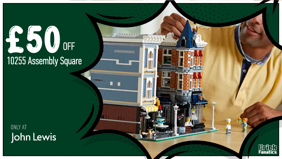 Retiring soon: Score a huge £50 off LEGO Modular Building 10255 Assembly Square