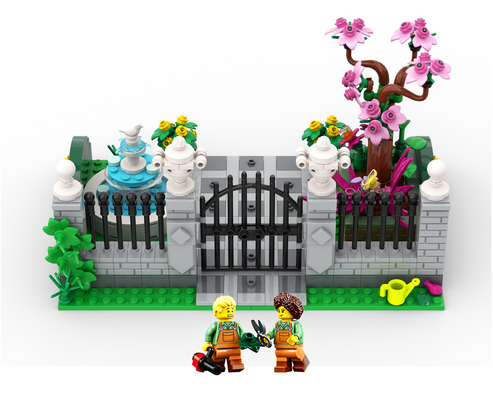 bendy bricks entrance gate 2