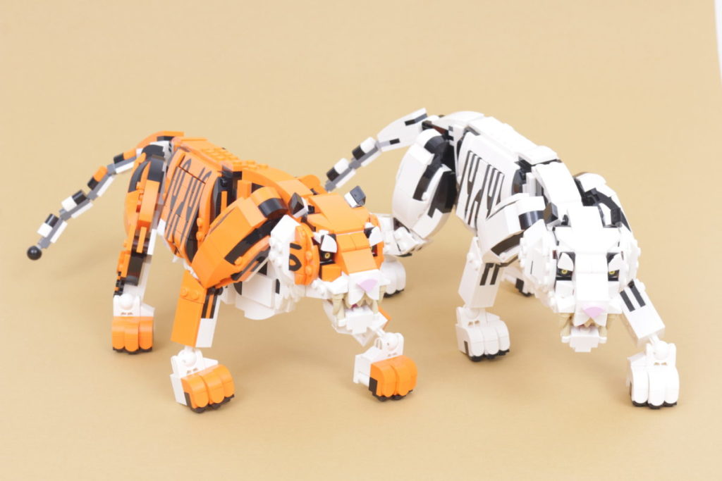 How to recolour LEGO Creator 3 in 1 31129 Majestic Tiger white 20 1024x683