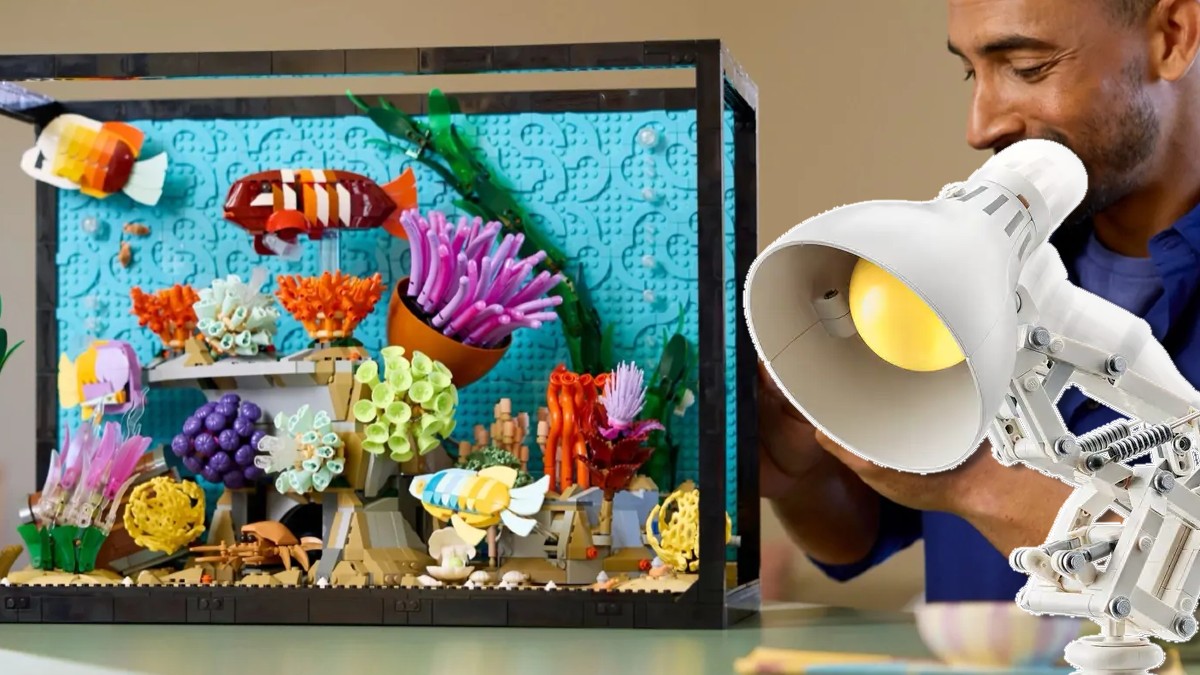 LEGO Pixar Lamp's new element makes a return in Tropical Aquarium