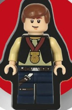 lego star wars Han Solo celebration minifigure