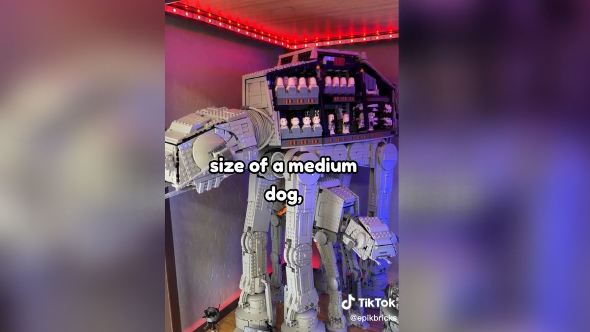 LEGO Star Wars display offers new perspective on 75313 AT-AT