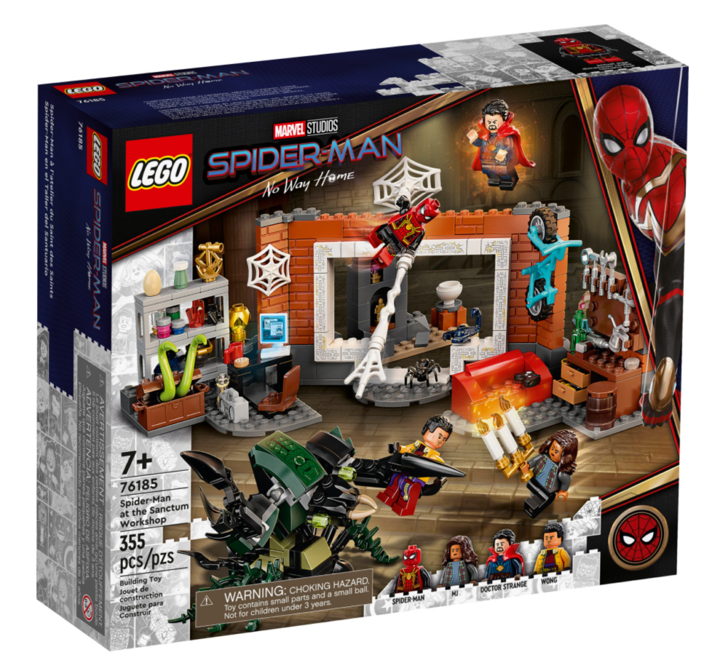 Lego Marvel 76185 Spider Man at the Sanctum Workshop box