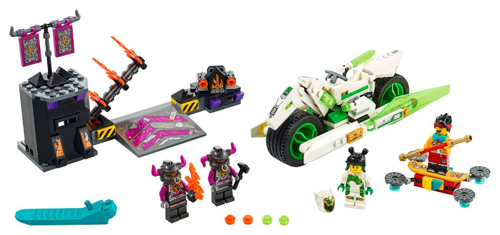 LEGO Monkie Kid 80006 White Dragon Horse Bike 5