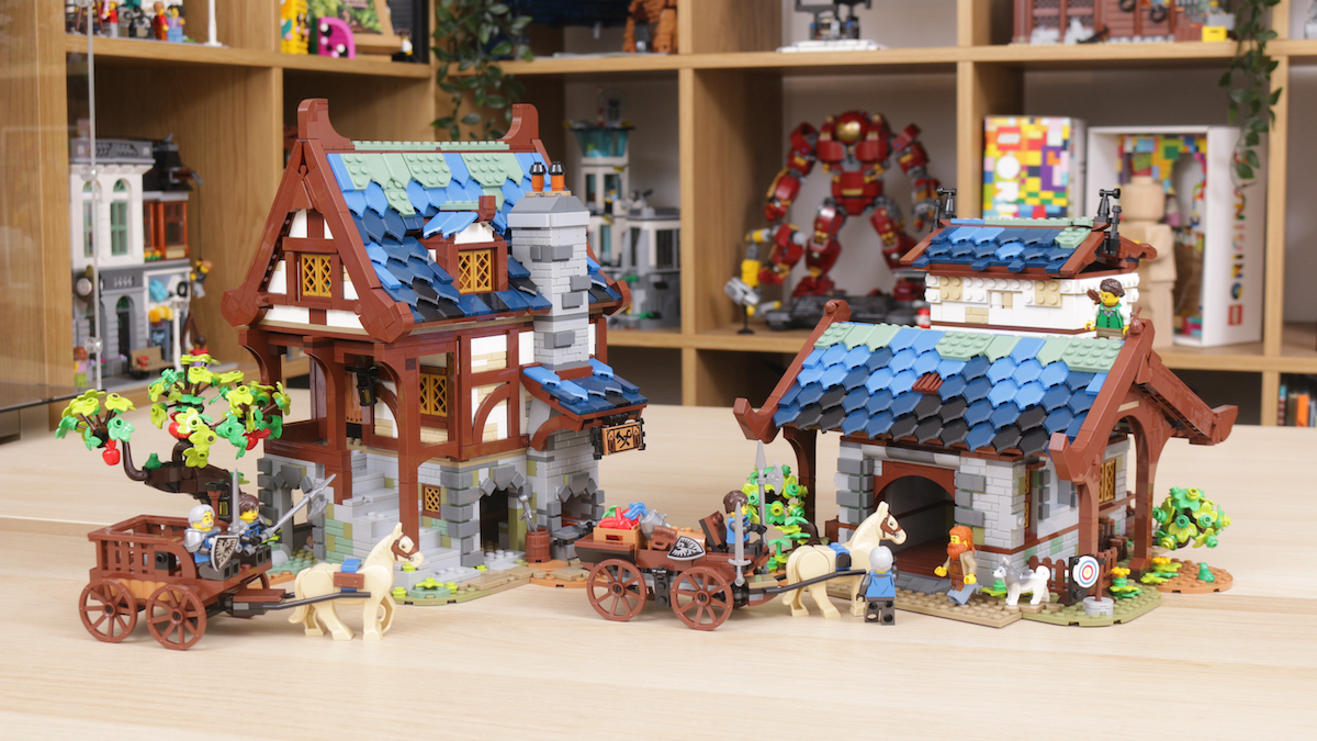 Rebuilding LEGO Ideas 21325 Medieval Blacksmith with Rebrickable