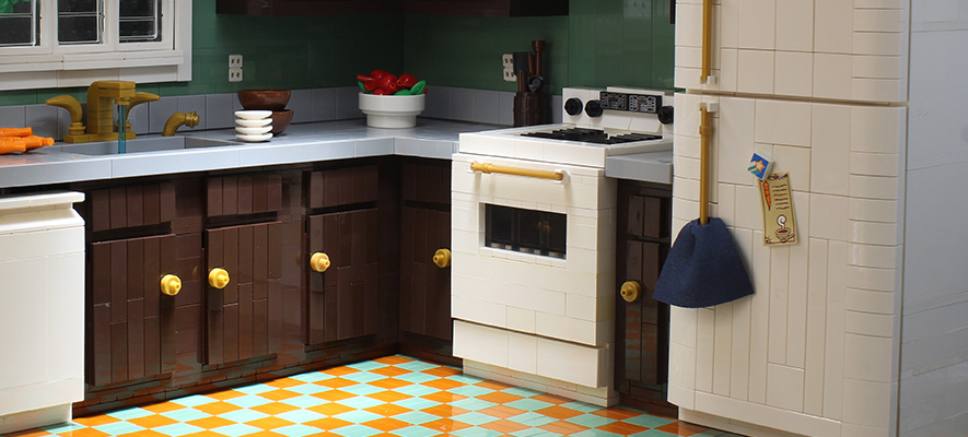Brick Pic of the Day: The Nocturnal Kitchen