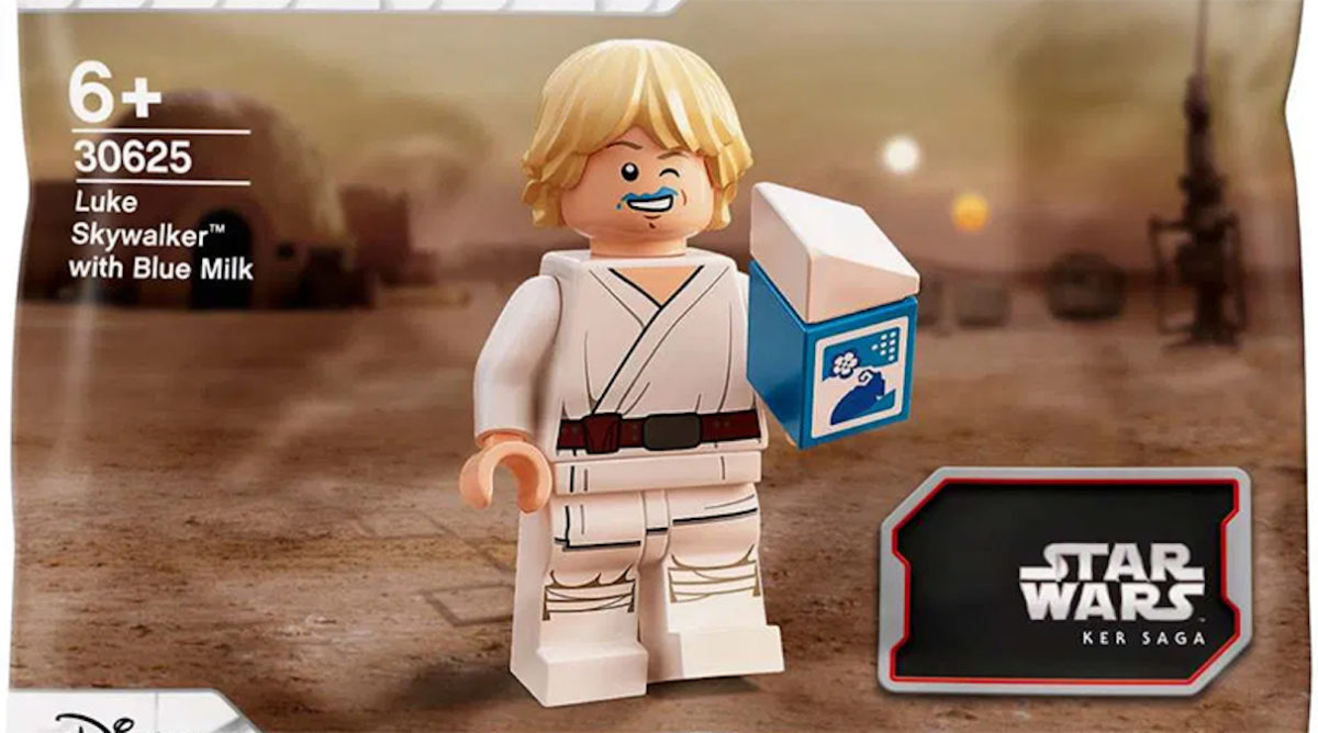 The Luke Skywalker with Blue Milk minifigure saga