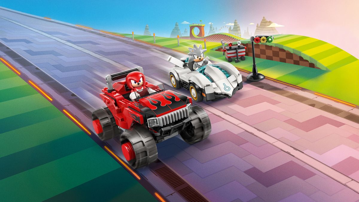 LEGO Sonic the Hedgehog 77118 Silvers Car vs. Knuckles Monster Truck 6