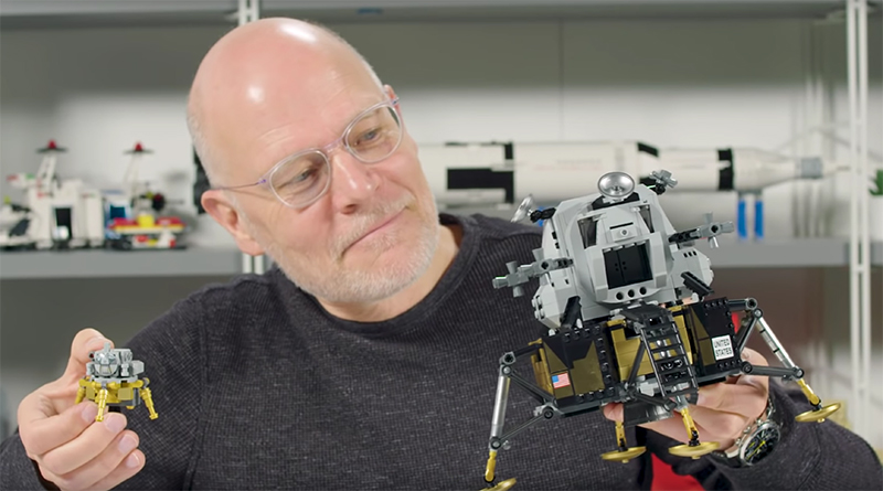 LEGO designer presents Creator Expert 10266 NASA Apollo 11 Lunar Lander