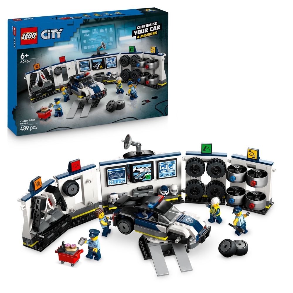 LEGO City 60457 Custom Police Garage 9