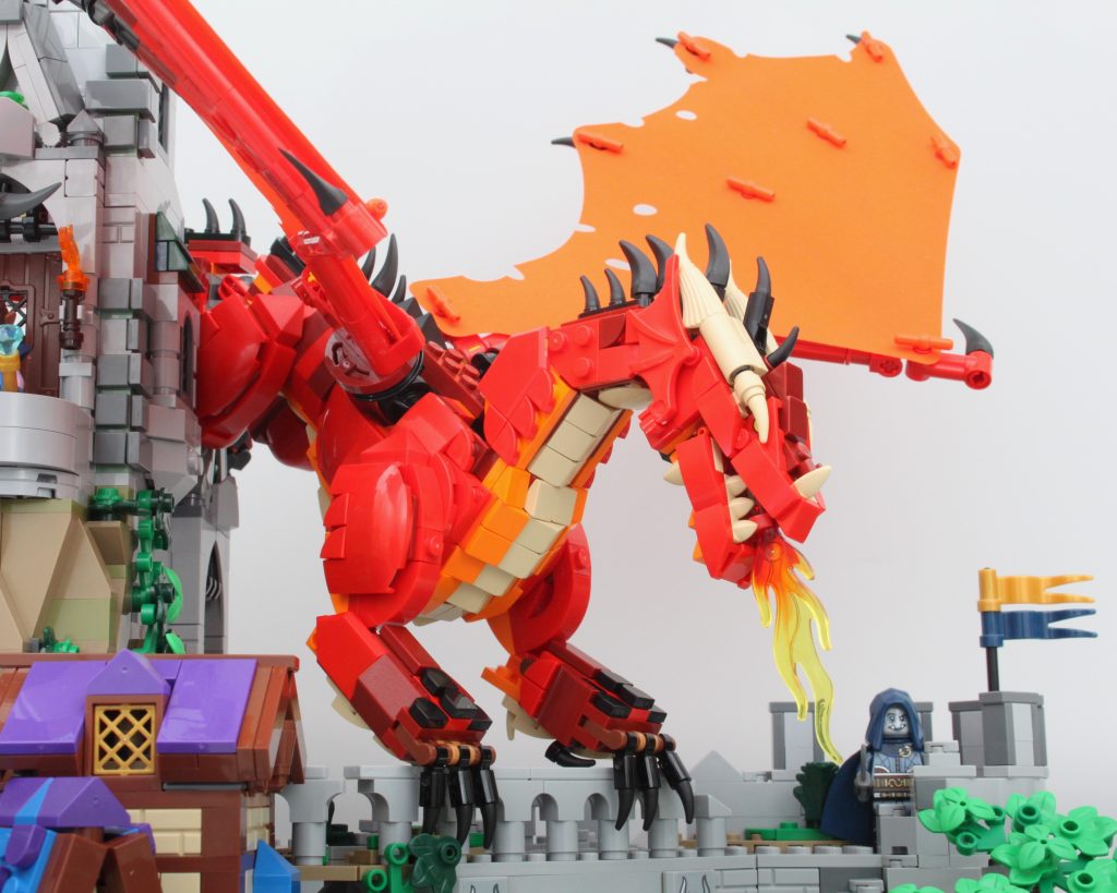LEGO Ideas 21348 red dragons tale dungeons and dragons review 194 1024x819