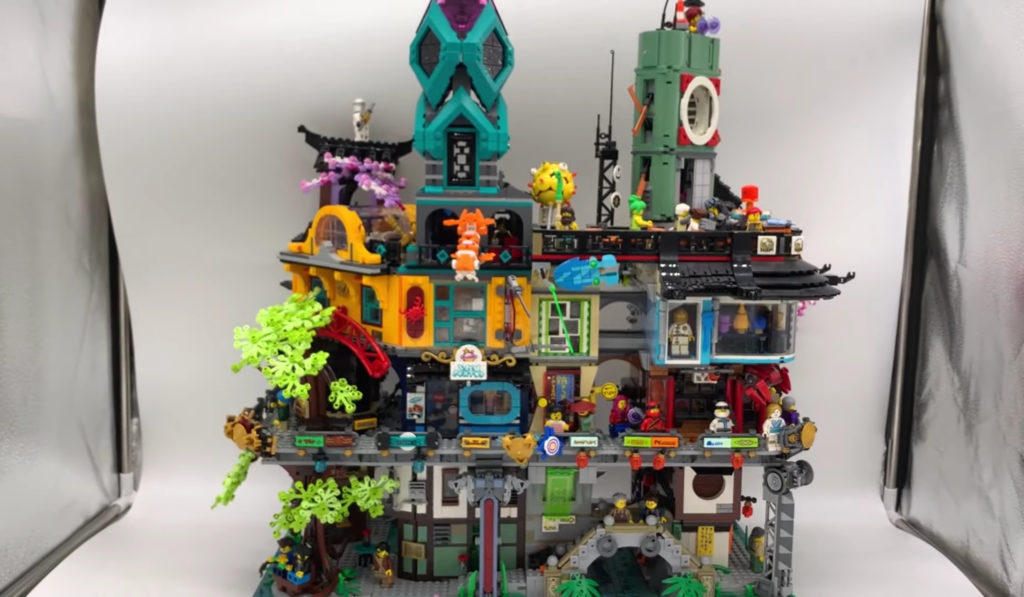 lego 71741 ninjago city gardens connected no docks 70620 reverse