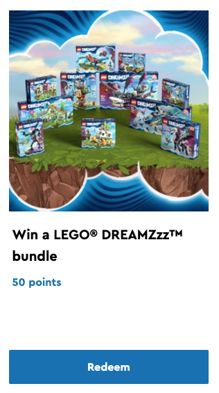 LEGO DREAMZzz bundle sweepstake