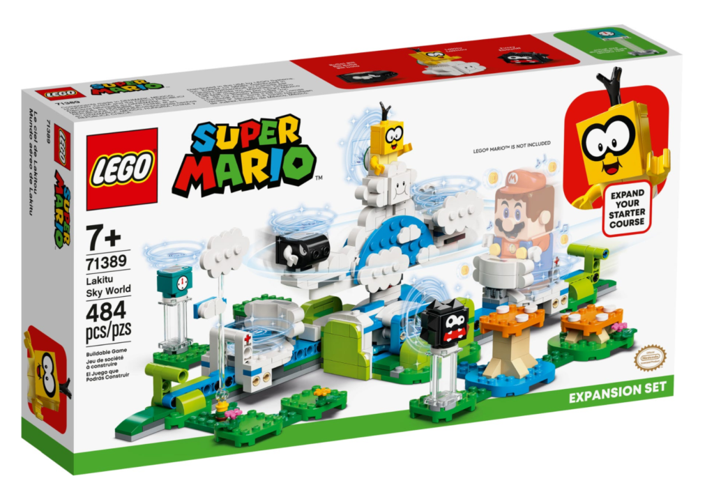 LEGO Super Mario 71389 Lakitu Sky World Expansion Set box