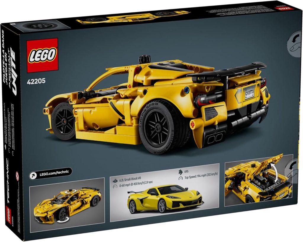 LEGO Technic 42205 Chevrolet Corvette Stingray 2 1024x819