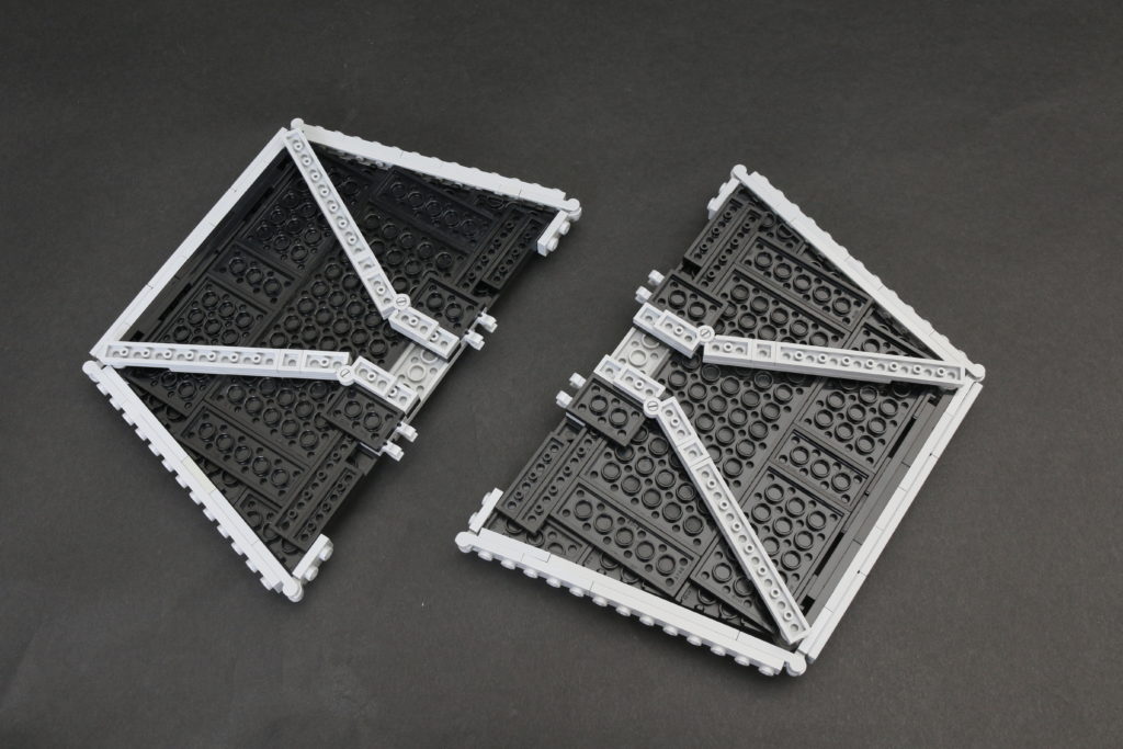Build a LEGO Mandalorian Outland folding TIE Fighter 11
