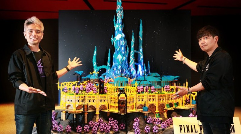 Final Fantasy 14's Crystarium City displayed in LEGO form