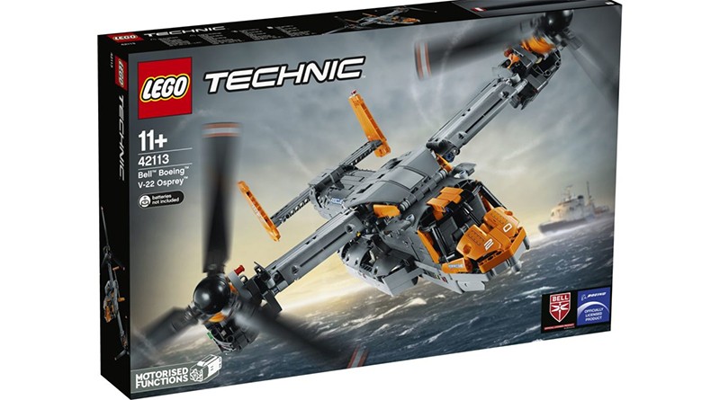 More 'cancelled' LEGO Technic 42113 Bell Boeing Osprey sets sold at Smyths