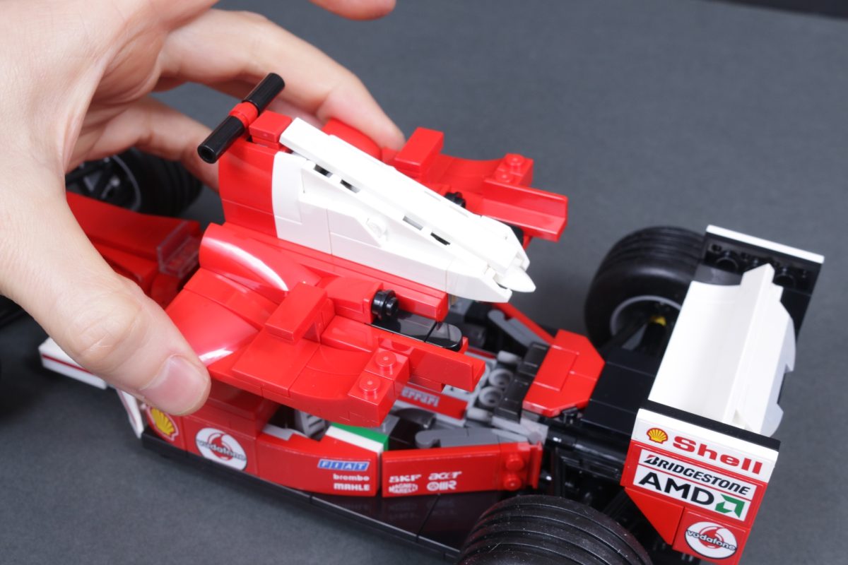 LEGO Icons Ferrari 11375 F2004 Michael Schumacher review 18 1200x800