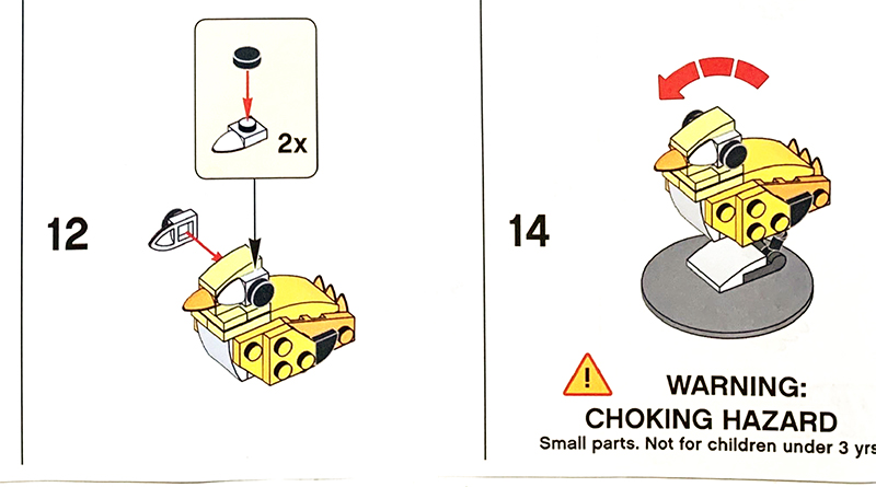 LEGO Overwatch Gamestop exclusive Ganymede instructions shared