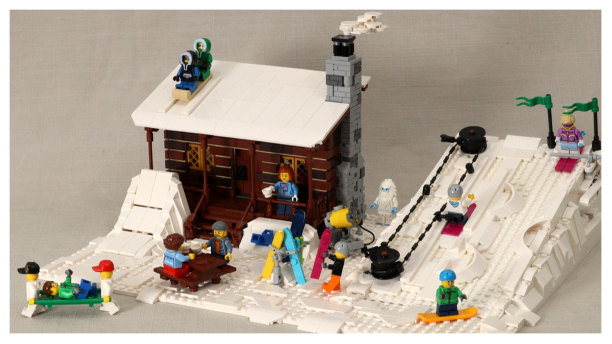 Ski Chalet slides into the next LEGO Ideas review with 10,000 votes