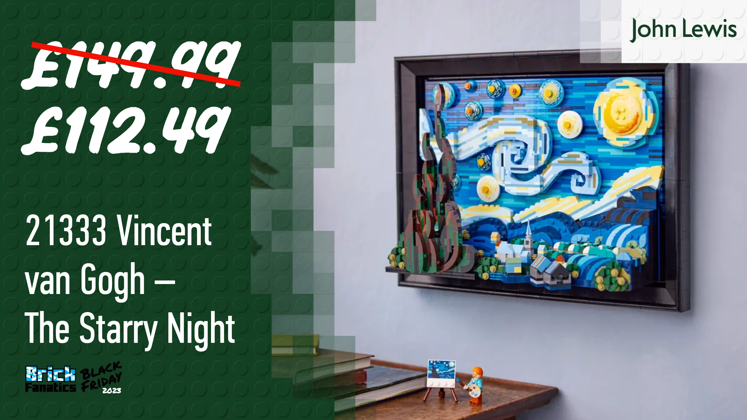 Pick up a LEGO masterpiece for 25% off at John Lewis