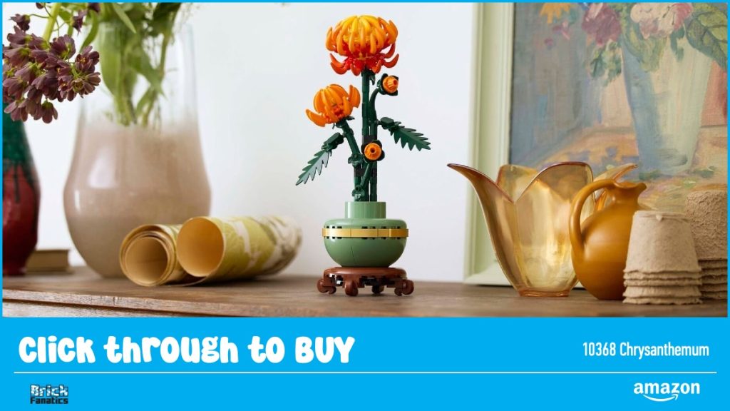 LEGO Botanicals 10368 Chrysanthemum Amazon featured 1024x576