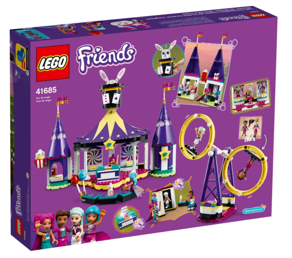 LEGO Friends 41685 Magical funfair rollercoaster box back 1024x905