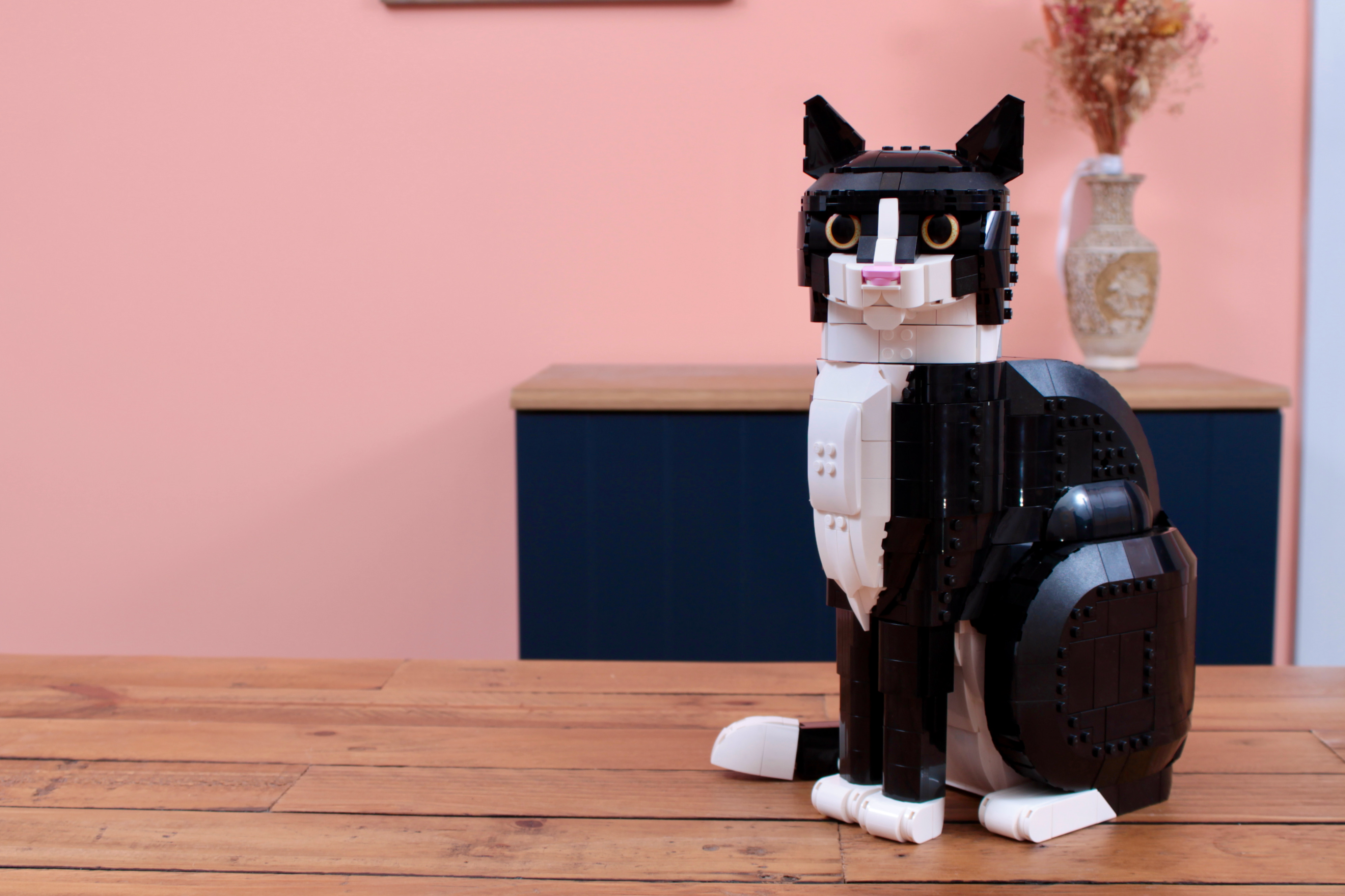 Five LEGO Ideas 21349 Tuxedo Cat secrets we learned from the designers
