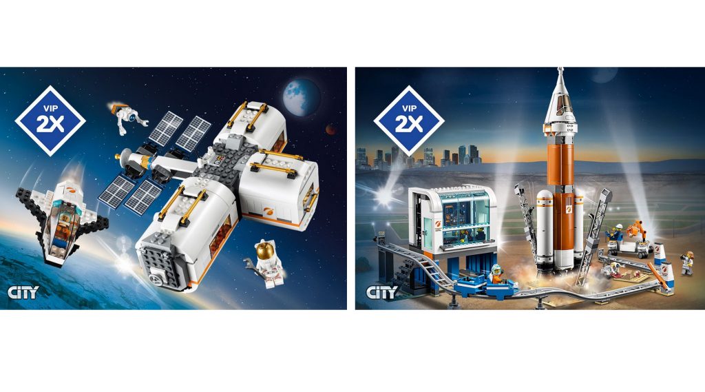 Double LEGO VIP points promotion on City Space sets