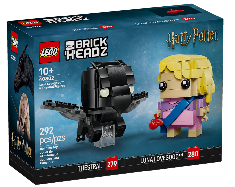 lego harry potter brickheadz 40802 luna lovegood thestral box
