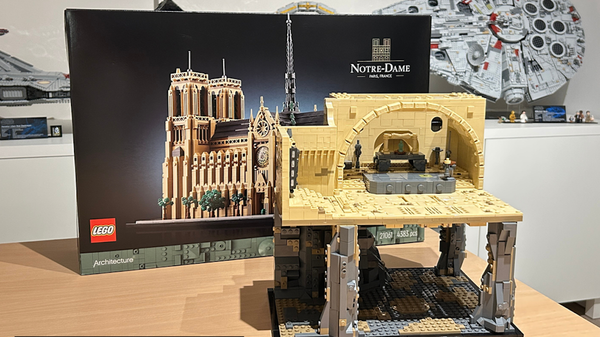 The ultimate LEGO Jabba's Palace build is hidden in Notre-Dame