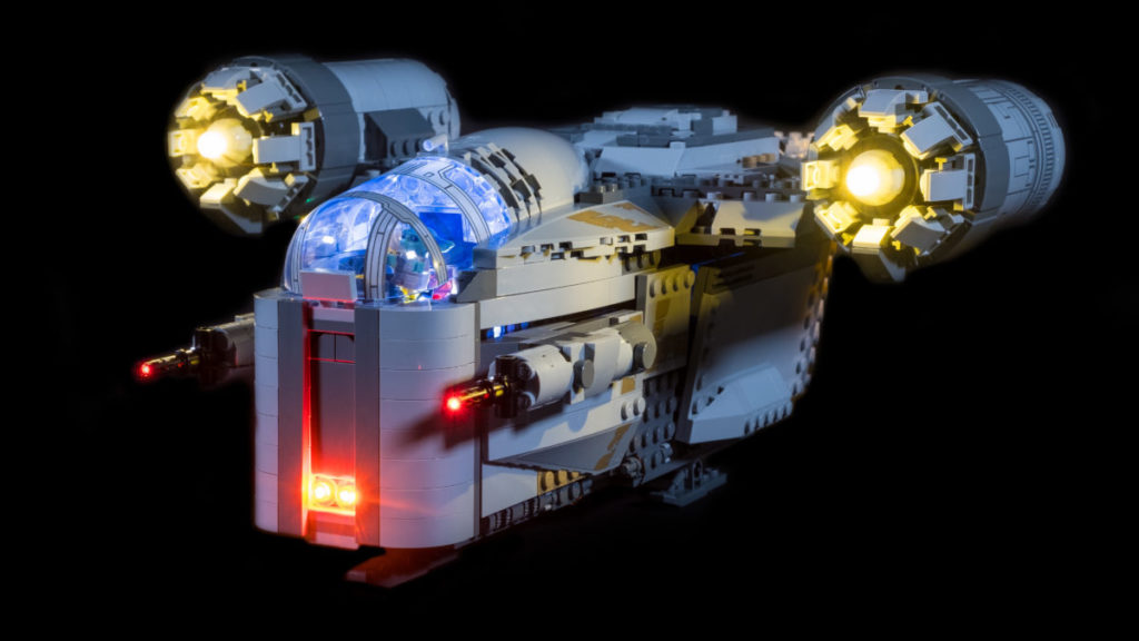 Light My Bricks 75292 The Mandalorian Bounty Hunter Transport edited 1024x576