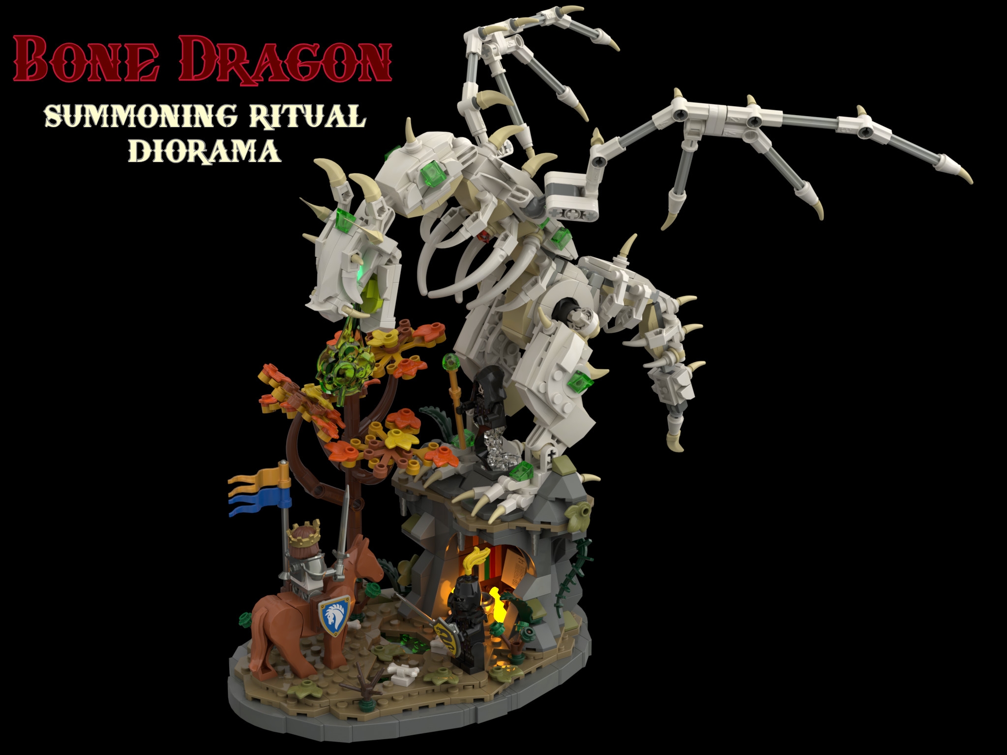 BrickLink Designer Program Series 11 Bone Dragon